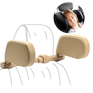 Yoocaa Car Headrest Pillow, Road Pal Headrest, Adjustable Car Seat Head Neck Support, U Shaped Car Sleeping Pillow for…