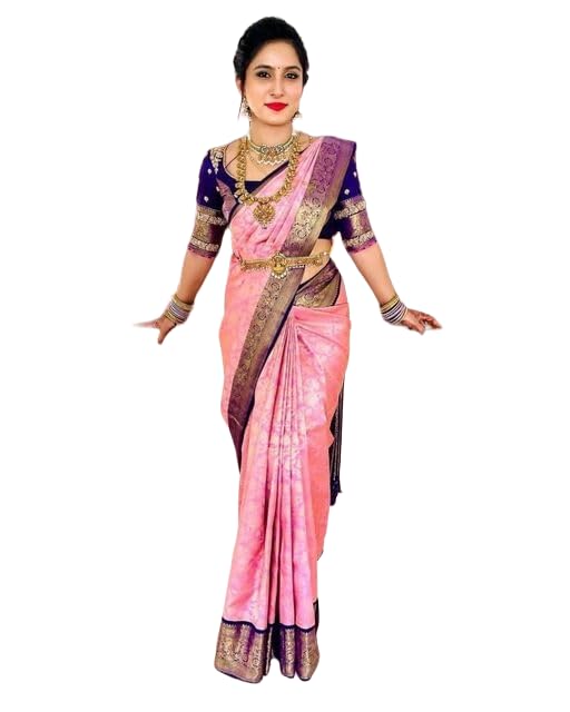 Sari Banarasi jacquard ajustable pour en finir avec les tenues mal taillées