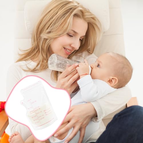 Miniatura 7 de Yarvpuv 120 Bolsas De Leche Materna Para Congelar, 250 Ml, Diseño A Prueba De Fugas Con Doble Cierre, Sin Bpa, Preesterilizadas, Ideales Para Almacenamiento, Congelación Y Descongelación