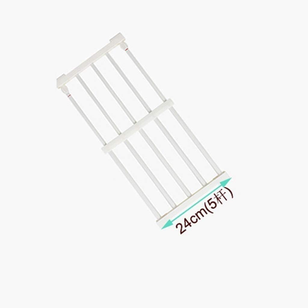 Indoor Fence Retractable Pet Gate with Railings, Suitable for Small to Medium-Sized Staircases Adjustable Safety gate