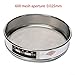 20cm Chrome-Plated Test Sieve with 304 Stainless Steel Mesh, Laboratory and Industrial Sieve for Particle Size Analysis, Soil, Sand, and Pharmaceutical Use, 4 Mesh to 600 Mesh(600 mesh)