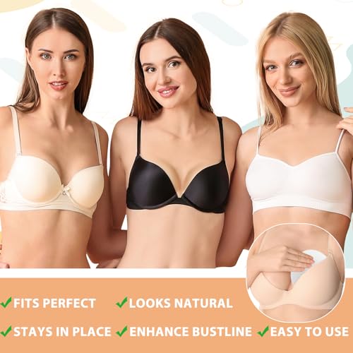 Image of Nimiah Super Thick Bra Pad - Add 1-2 Cups Push up Breast Enhancer Inserts Sew in Boob Cup for Dress Swimsuit Sport
