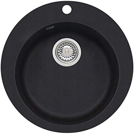 VBChome Fregadero redondo redondo de 50 cm de diámetro, redondo, ...