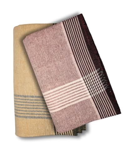 Image of Self Design Blended Solid cotton lungi for men | Daily Wear, Home Wear & Relaxation | 2 Meter | Unstitched