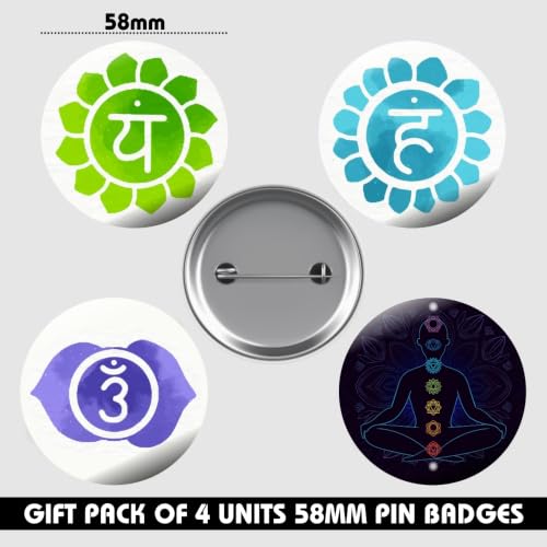 Image of Motivational Pins Badges 58mm Size | Round Button Badges | Inspirational Quotes | Return Gift | Event Badges | Kids Badges | Women brooches | Perfect for Backpacks