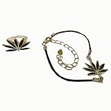 Kunstlederarmband mit einem Lotus Anhänger: Länge ca. 20 - 28 cm, mit Karabinerverschluss