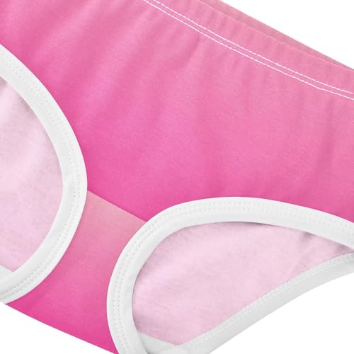 Joisal Blush Pink Ombre Gradient Toddler Girls Underwear 2t Cotton Cute Panties Girl Fun Print Kids Undies Briefs4