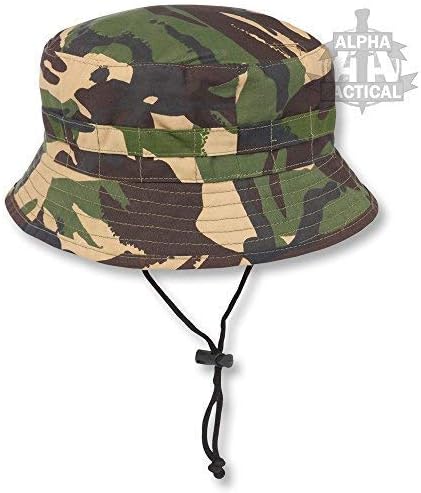 Alpha Tactical Special Forces Short Brimmed Boonie Hat (British DPM, MEDIUM)