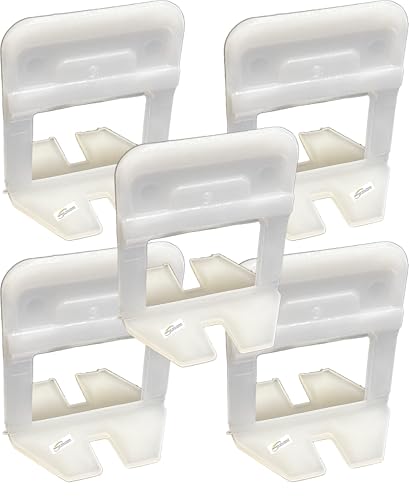 SERVICEWEBSHOP | Distanziatori Livellanti per Piastrelle per Pavimenti Perfetti, Cunei Livellanti Riutilizzabili, Sistema Livellante per Piastrelle da Parete e Pavimento (2 MM 250 PEZZI)