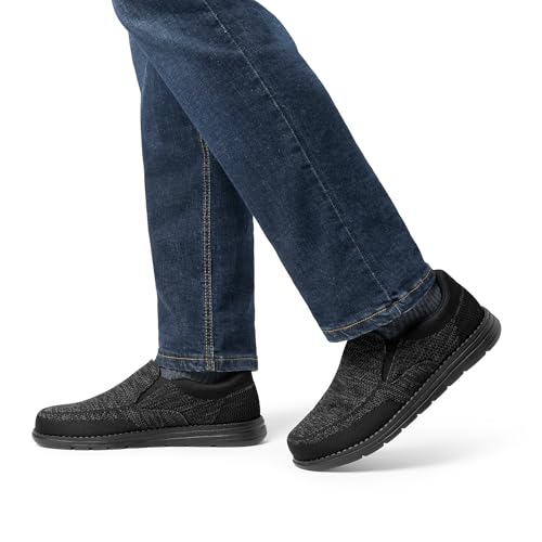Bruno Marc Bruno Marc Men's Slip-on Loafers Casual Lightweight Stretch Shoes,Size 11,Black,BMUMLS2520