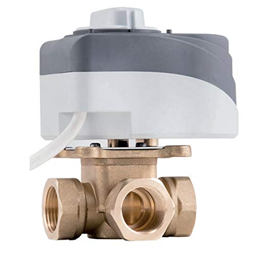 WITTKOWARE 460 020 00MC + M03 010 1DA B 3-Wege Mischerventil mit Stellmotor 230V, IG 3/4", Kv 6.0
