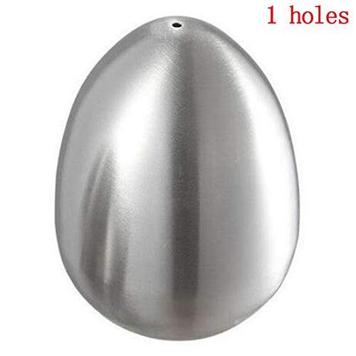 Salt Pigs, Cellars & Servers - Creative Stainless Steel Egg Shaped Salt Pepper