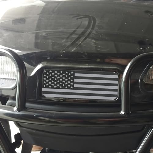 E-Z-GO Golf Cart Front Name Plate with Black & Grey American Flag Design, Fits 2014-2022 TXT, 2010-2015 2FIVE, 2008-2017 RXV, 2012-2016 Terrain, 2010-2022 Valor, and 2017-2022 Elite - Image 4