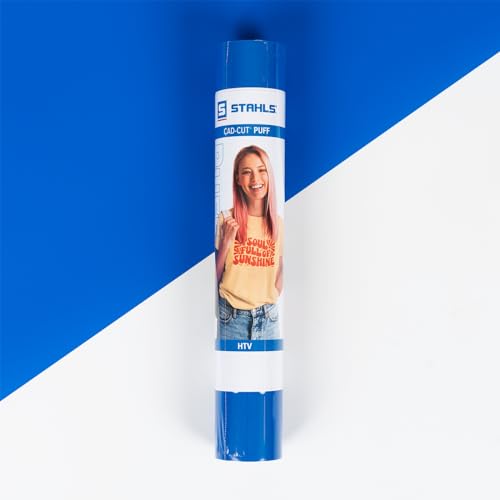 Stahls’ Puff HTV, CAD-Cut Heat Transfer Vinyl, 12” x 18ft, Soft...