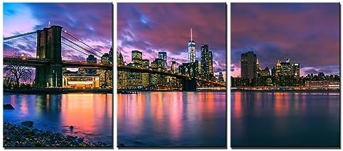 Justice Department Sues New York City Over Sanctuary City Policies 8 LevvArts Brooklyn Bridge Canvas Wall Art New York Manhattan City ...