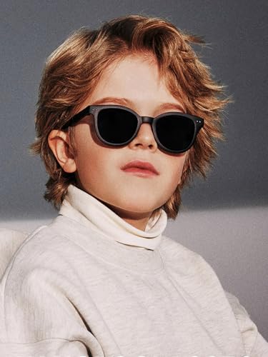 Mirkcittle Polarized Kids Sunglasses for Girls Boys, TPEE Rubber Flexible Frame for Children Age 2-8，100% UV Protection2