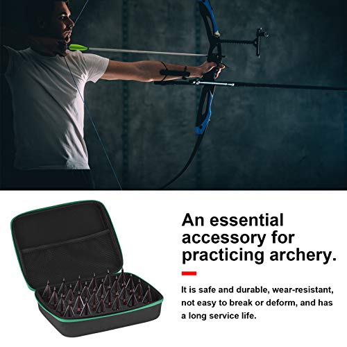 Box For Arrowheads, Arrowheads Box Wearresistant Broadheads Box Archery Accessory With Safe Zipper Handle Design For Practicing Archery For Archer #TOP3