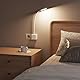 ENUOTEK 4W LED Bett Nachttischlampe Steckdose Lampen, LED Steckerleuchte Wand Leselampe Dimmbar Touch Weiß, 350Lm für Schlafzimmer Beleuchtung, 2er Pack