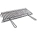 GRATICOLA PER CAMINO E BARBECUE GRIGLIA IN TONDINO INOX CROMATO CON - Foto 6