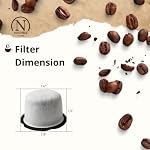 12 Nispira Replacement Activated Charcoal Water Filters Compatible with GE Specialty Grind & Brew Coffee Maker with Thermal Carafe - Image 5