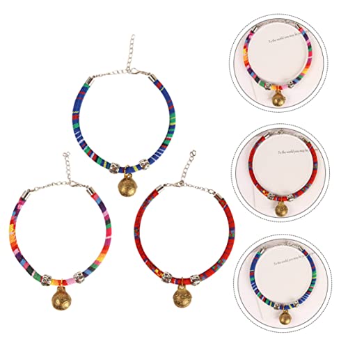 Collares para gatos de accesorios estéticos ajustables con cascabel 7