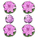 Idée cadeau idéale : un cadeau attentionné pour les passionnés de jardinage ou toute personne appréciant les éléments décoratifs apaisants. ces fleurs de lotus artificielles illuminent les espaces grâce à leur aspect élégant et naturel. idéales pour le jardinage, la décoration d’aquarium et autres activités de plein air