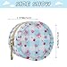 zyrtty Pacifier Case with Hook Blue Checkered Background Bow Pattern Pacifier Holder Pod Easily Attaches to Diaper Bag or Purse
