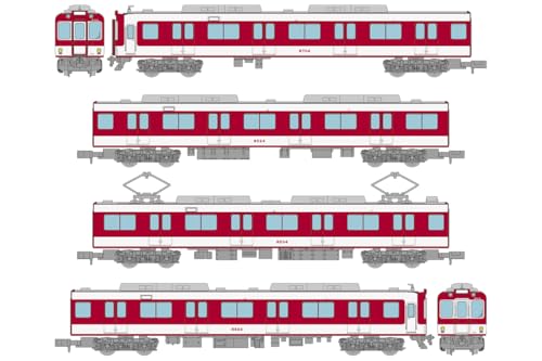 トミーテック (TOMYTEC) 鉄道コレクション 鉄コレ 近畿日本鉄道8000系 初期車 新塗装 裾帯あり 4両セットA ジオラマ用品 336785