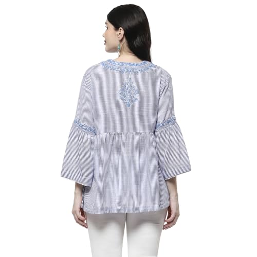 Image of BIBA Women Cotton Straight Dyed Kurti