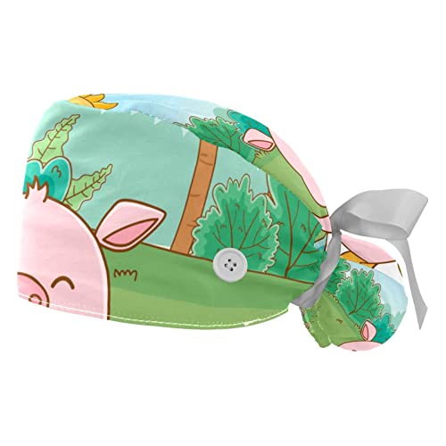 Chapeaux bouffants anti-transpiration pour retenir les cheveux longs