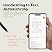 inq Smart Writing Set – Converts Handwriting to Text – Real Ink on Real Paper - AI Note Taking, Voice Recording and Transcription, For iPhone and Android - Smart Pen & Notebook (A5, Journal Size)