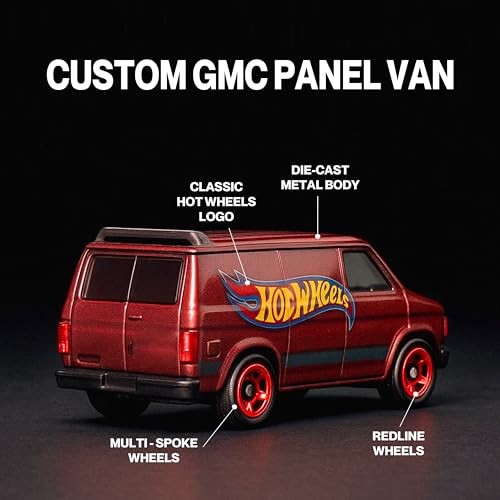 Image of Hot Wheels Collector Edition | Premium Die-Cast Metal Car for Kids & Collectors | Rare One-Time Release Model for Boys | No Restock Limited Edition (Custom GMC Panel Van (2018))