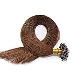 haibis 16''-22''Straight Remy Nano Ring Tip Human Hair Extensions with Nano Rings 1g/s 100s