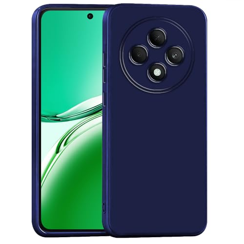 Image of Back Cover for Oppo F27 5G | Full Camera Protection | Premium Liquid Silicon Case | Flexible Bumper Case for Oppo F27 5G (Dark Blue)