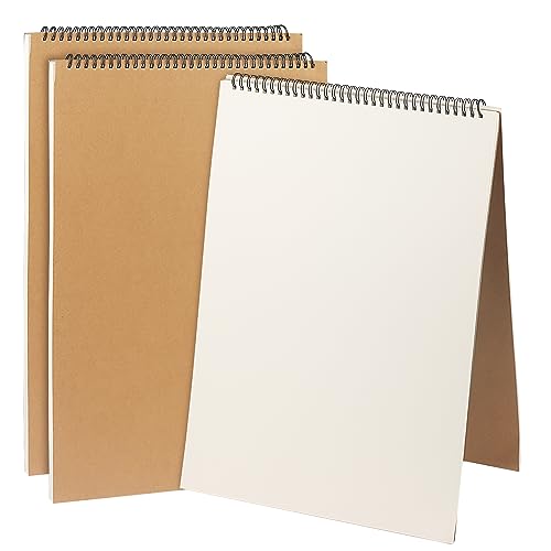 Carnet de croquis A3 MUKCHAP de haute qualité avec reliure robuste, 30 feuilles pour l'art visuel
