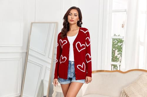 Image of TASAMO Women's Lightweight Button Down Cardigan Sweaters Long Sleeve Classic V Neck Knit Soft Shrugs with Pocket