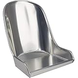 Vintage Style Aluminum Bomber Seat for Hot Rods | Comfortable 20-Degree Layback Angle | Universal Mounting Options | Lightweight and Strong | Nostalgic Look with Modern Comfort