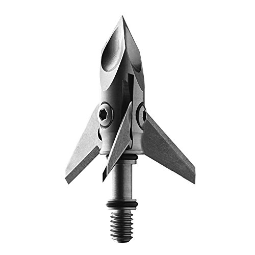 Ramcat 100 Grain Single Bevel Blade Broadheads (3 Pack), Small, Silver, One Size (73550) #TOP2