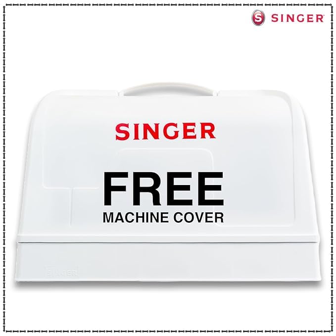 Image of Singer Black Sewing Machine Sonata Supreme Unit Pack with Free Body Cover | Smoothest Fly Wheel | Double Sealed Ball Bearings Technology-First Time in World