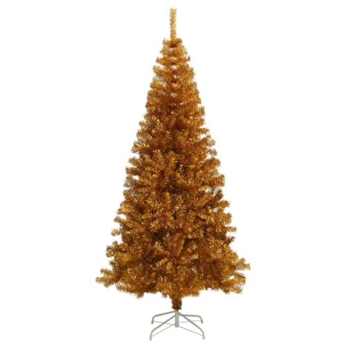 Árbol de Navidad artificial de 180 cm denso que ahorra espacio en tu piso 3