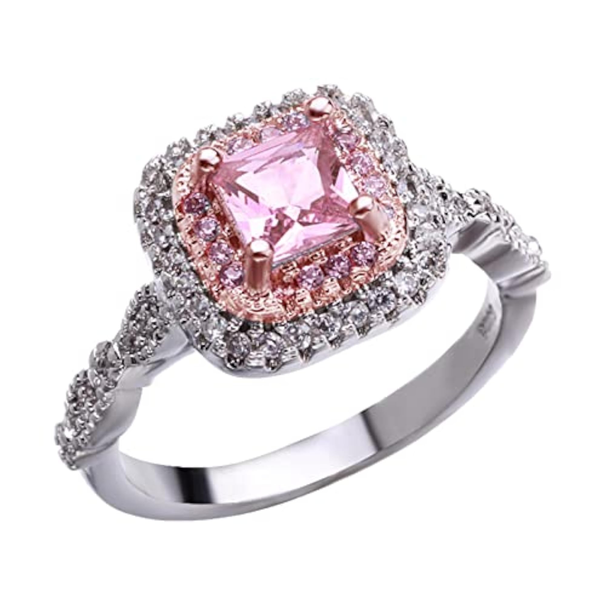 Women's Elegant Crystal Ring, Perfect Gift for Valentine's Day