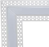 2Pair/4PCS Led Channel Corner,L-Shape Adaptor Connector for StarlandLed Plaster-in Recessed Slim LED Aluminum Channel with Flange …