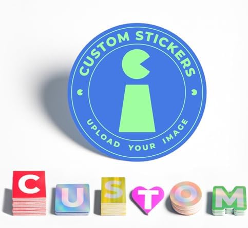 Custom Stickers - Weatherproof, UV Resistant Label Stickers, Easy to Peel with No Residual - Perfect Sticker Pack for Small Business Owners and DIYers