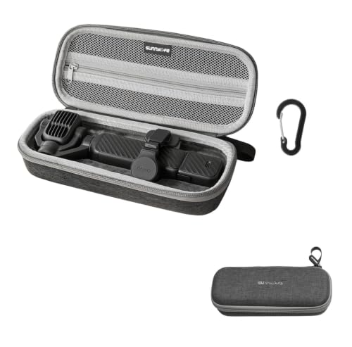 SHEAWA for DJI Osmo Pocket 4P �P�[�X ���[�o�b�O �ϏՌ� EVA�n�[�h�P�[�X ��� �i�C���� �n���h����⏕���C�g�A�P�[�u���A�����Y�t�B���^�[�Ȃǂ̃A�N�Z�T���[�����[�\