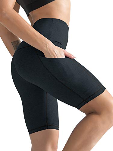 CADMUS High Waisted Compression Shorts for Women Bike Running Shorts Two Pockets2