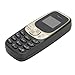 Mini Small Cell Phone, 2G Dual SIM Mobile Phone, 0.66 inch Tiny Mini Unlocked Cell Phone with Music Player, Voice Changer, for Child Students (Black Gold)