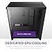 NZXT H7 Flow 2024 - Mid-Tower ATX Airflow Case - Includes Pre-Installed 3 x 120mm Fans - Supports Bottom Fans for Dedicated GPU Cooling - Cable Management - Black
