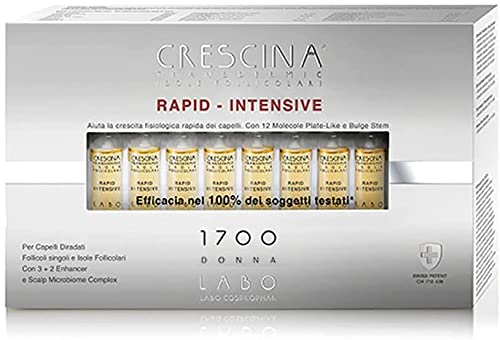 Crescina Transdermic RAPID-INTENSIVE 1700 Woman 20 Hair Growth Vials