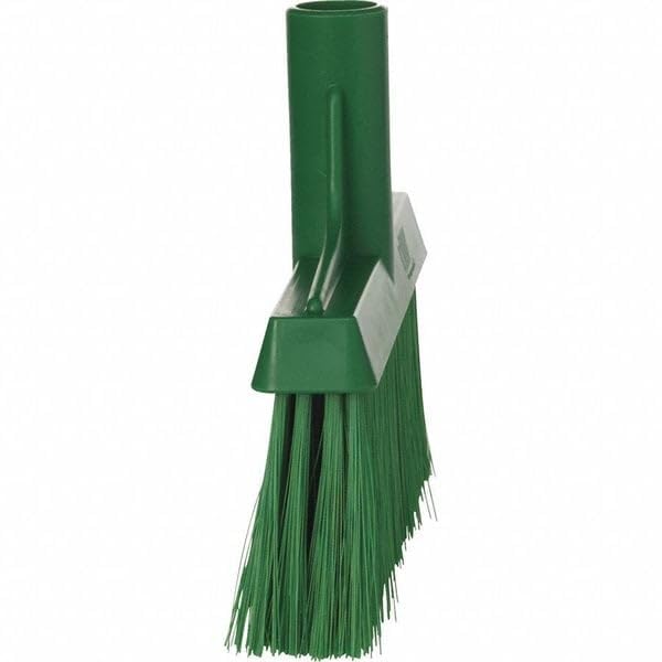 Image of Vikan 31042 10-1 /4 inch Polyester Bristle Polypropylene Block Fine Sweep Floor Broom Head, Green