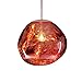 Produktbild HBBDYZ Lava Pendelleuchten Melt Acryl Transparent Pendelleuchte Klassische Originalität Hängelampe Für Salonlampe Kitchen Island Theke Esszimmer,Silver,20Cm,Rot,D20CM